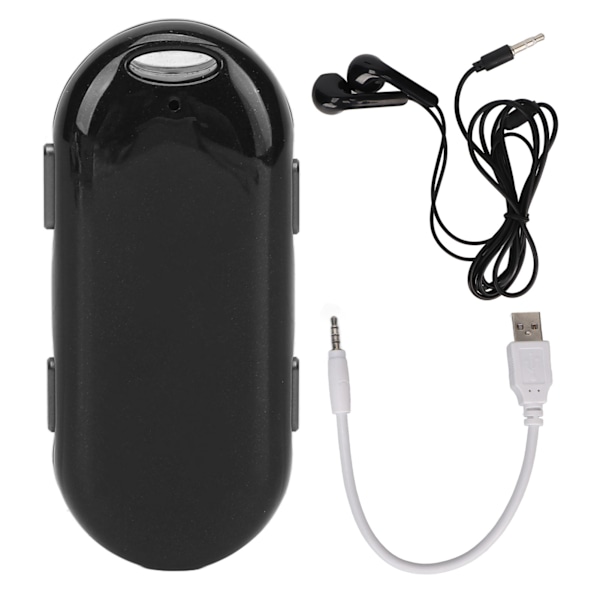 Mini Recorder HD Brusreducering Röstaktiverad Uppladdningsbar Säker MP3 Liten Inspelare för Intervju Möte Neutral Engelska 32GB