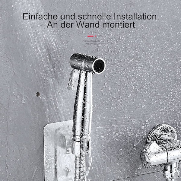 Handdusch Bidé för Toalett, Ergonomisk Design Justerbar Stråle, Spara Pengar på Personlig Hygien, Rengöring av Bebisblöjor, Husdjursrengöring, Bil