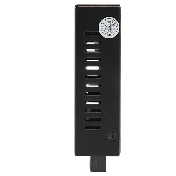 Gigabit Ethernet Switch 9 Portar 10 100 1000M Tx1310nm Full Half Duplex Fiber Media Converter för Kontorsnätverk 100‑240V EU-kontakt