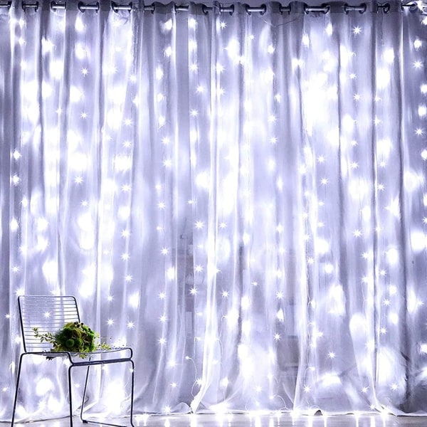 LED julbelysning utomhusdekor, 400 lysdioder 32ft, insats för Ga