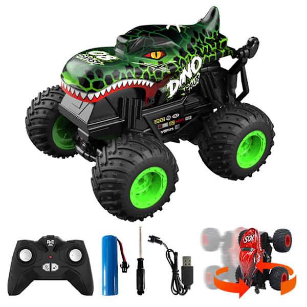 Radiostyrd Bil, 2.4 GHz Haj Monstertruck för Barn Xams Present, 100% Ny B B
