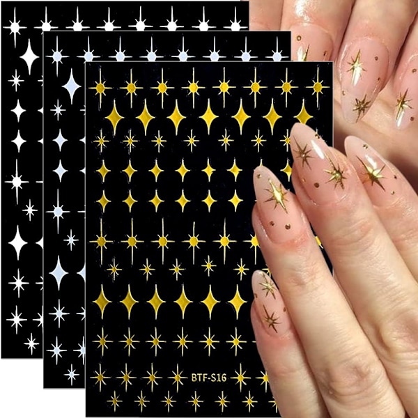 16 burkar krom nagelpulver nagelkonst glitter dekoration metallisk spegeleffekt holografisk aurora kameleont pigmentpulver 1g/burk pärla