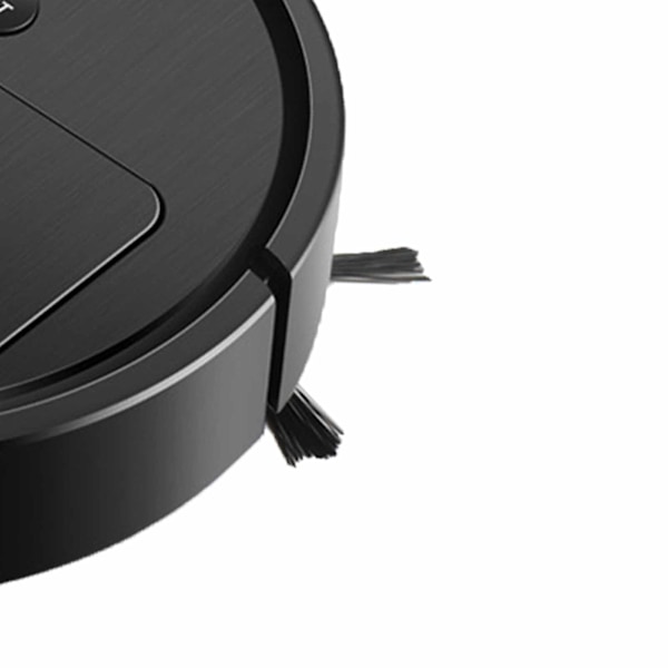 Svart Städrobot Högeffektiv Dammsugning Smart Navigering Tidsinställning Sopning Moppning Robot för Hemmet