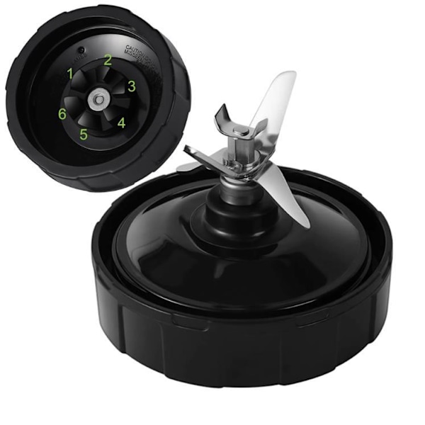 Extraktorbladsenhet, Precisionsbeständiga Blender-reservdelar i rostfritt stål för Nutri Ninja 900W BL450-70-serien, Enkel installation, Nej