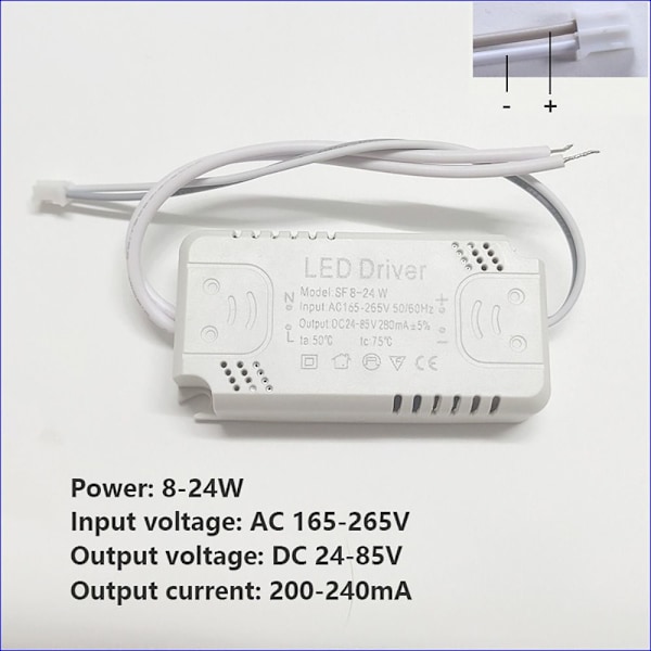 Led Light Driver Light Power Adapter 8-24W 8-24W 8-24W 8-24W