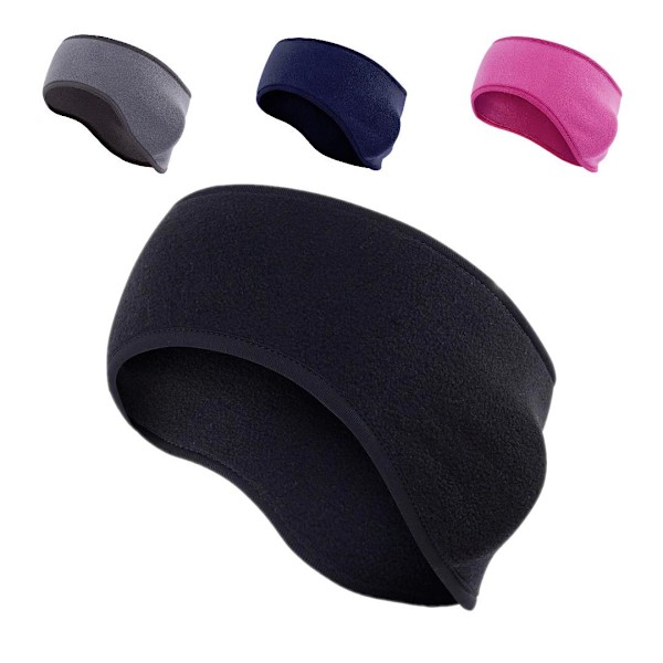 Pannband - Fleece Svart one size Svart