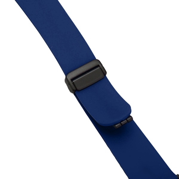 Silikon Klockarmband Vattentätt Snabbfäste Spänne Klockarmband för Fenix 7X/6X/5X 26mm Blå