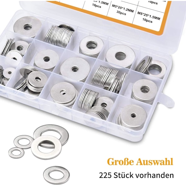 Rostfria brickor för möbelmontering, hög hårdhet 304 rostfritt stål sortiment för bred tillämpning inom bilmontering och DIY