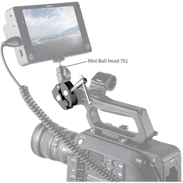 Viktig fotoutrustning, Super Clamp med 1_4 och 3_8 gänga för flexibel montering, perfekt för DSLR-riggar, lampor, krokar och mer