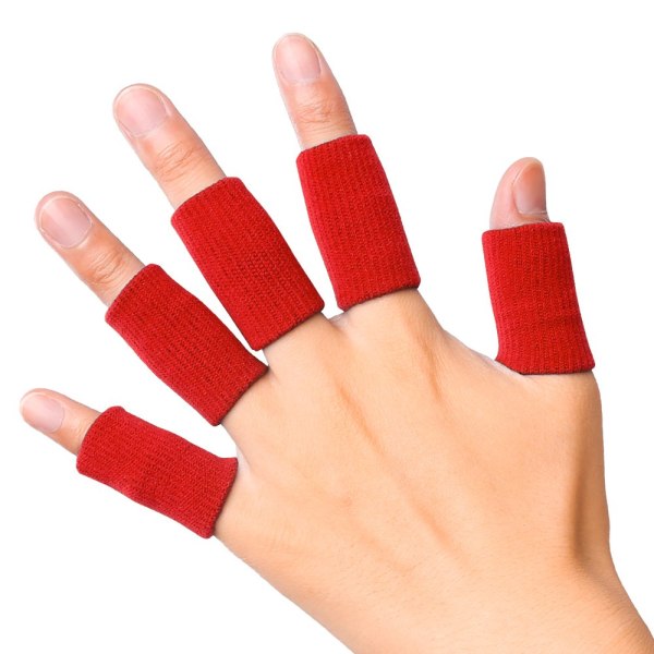 Fingerstöd för vuxna Cover Mjuk Komfortdyna Tryck Säkerhet Elastisk Andas