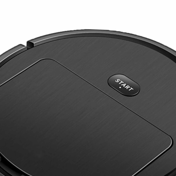 Svart Städrobot Högeffektiv Dammsugning Smart Navigering Tidsinställning Sopning Moppning Robot för Hemmet