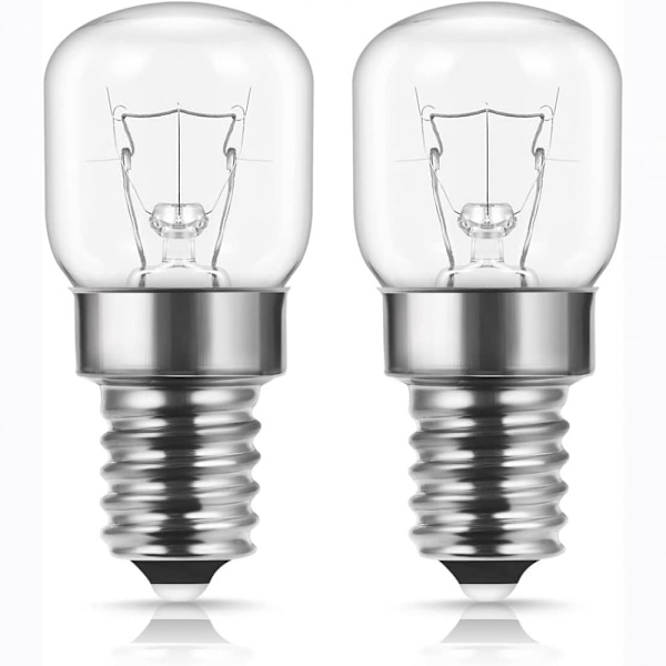 Ugns lampa 25W 300 grader, E14-sockel, 2700K varmvit, dimbar