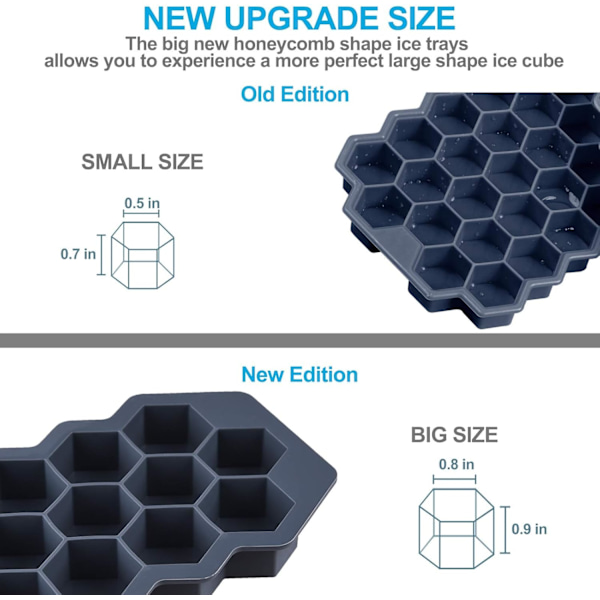 Livsmedelsgodkända silikonisformar, flexibel non-stick design, återanvändbara, stapelbara, förseglade lock, BPA-fria, lämpliga för olika innehåll, resistenta