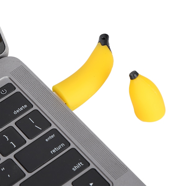 USB-minne Söt Tecknad Bananform Tummenheter för Barn Studenter Lärare Kollega Gåva 32GB
