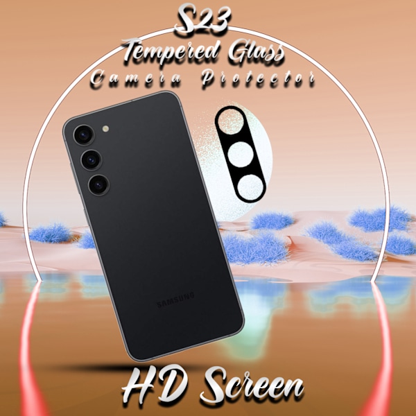 1-Pack Linsskydd Samsung Galaxy S23 - Härdat Glas 9H - Super 3D Linsskydd