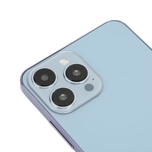 I14proMax Smartphone för Android 12.0 6.6in 6GB RAM 128GB ROM MTK6889 Mobiltelefon Fram 5MP Bak 13MP 1440x3040 AU 100‑240V Blå