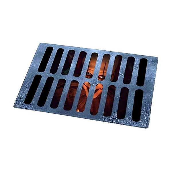 3D Illusion Clown Dörrmatta, Skräckfilmsclown Halkfri Matta Med Anti-Slip Design För Högtrafikerade Utrymmen Inomhus Utomhus, Premiummaterial Lätt Att