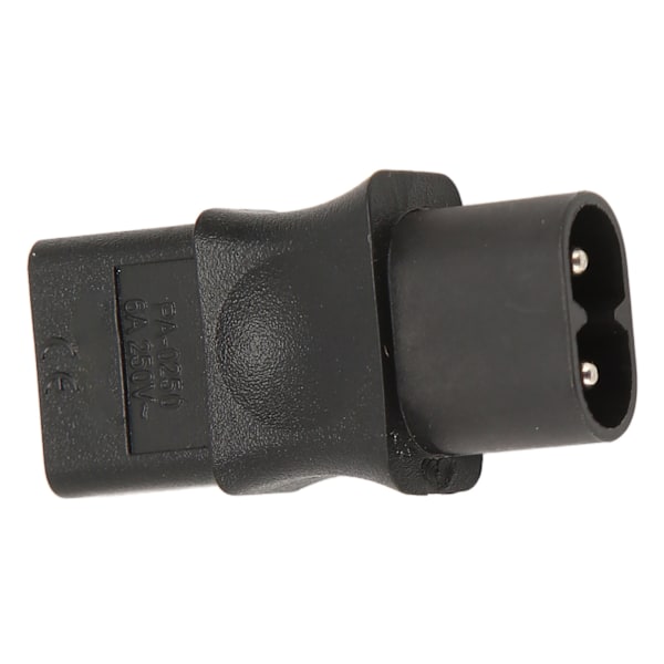 IEC320 C8 till IEC320 C9 Adapter C8 Hane till C9 Hona Konverter Strömkonverteringskontakt AC 250V 6A 1500W