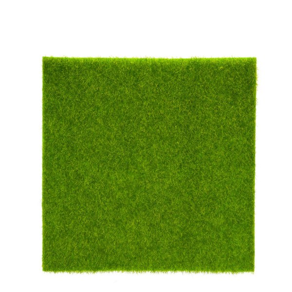 Syntetisk miniatyrträdgårdsprydnad Gör-det-själv hantverkskruka konstgräsgräsplast (15 x 15 cm)