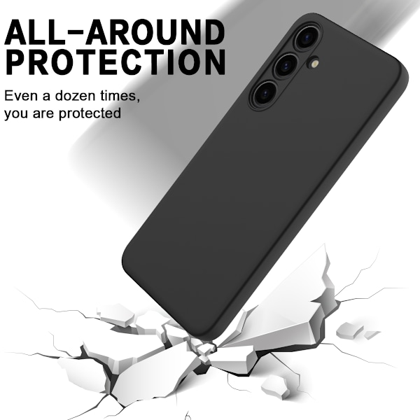 Samsung Galaxy S24 - Mikrofiber Silikon Skal grå grå