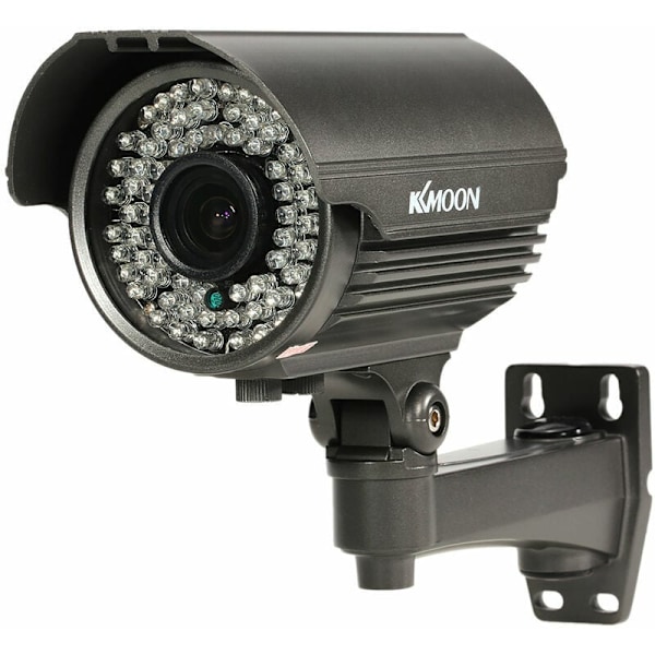 Vädertålig Bullet-kamera för inom- och utomhusbruk, dag/natt infraröda lysdioder 2,8~12 mm manuell zoomobjektiv, vattentät säkerhetsövervakning CCTV hem