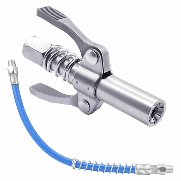 Saker Smörjgunna Koppling, Kompatibel med Alla Smörjgunnor 1/8'' NPT-Kopplingar (Lämplig för Diametrar Större än 14 mm, Uppgraderad till 14000 PSI, Ny