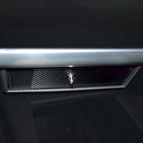För Tesla modifierad modell S/X bil inredning förvaringslåda Tesla central kontroll central förvaringslåda låda (dragring)