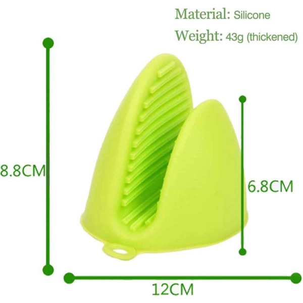 Silikon Grytlappar, Värmebeständiga Mini Kökshandskar, Professionellt Värmeskydd för Säker Hantering, Söt Mun-design Greppverktyg, Halkfria