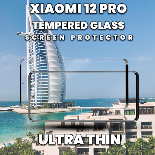 Xiaomi 12 PRO - Härdat glas 9H-Super kvalitet 3D Skärmskydd
