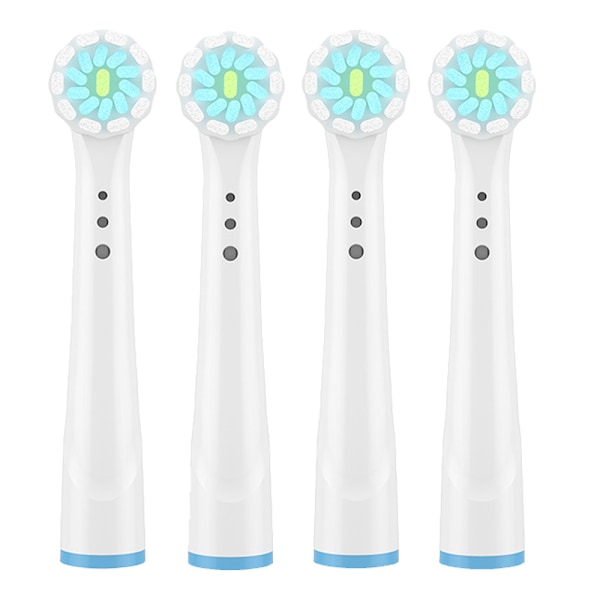 Elektrisk tandborste ersättningsborsthuvuden påfyllning, 4-pack