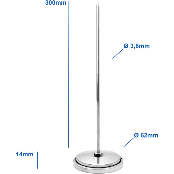 Termometer till vedugn / pizzaugn / stenugn /