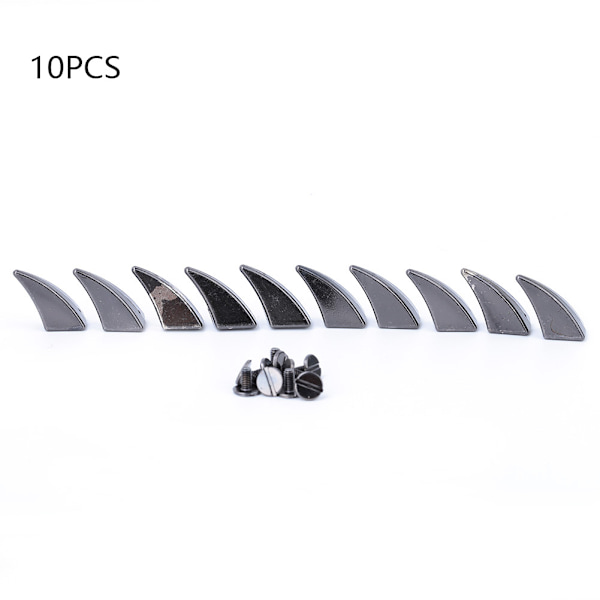 10 st DIY Färgglada Legeringsspikar Punk Nitar Kulan för Kläder Hatt Dekoration (Pistol Färg)
