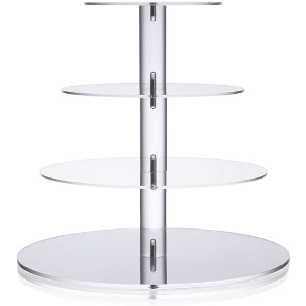 Mångsidigt Dessertställ med Elegant Displayställ, Klar Cupcaketorn och Livsmedelsgodkänd Akryl, Modulär Design för Flera Tillfällen Inklusive
