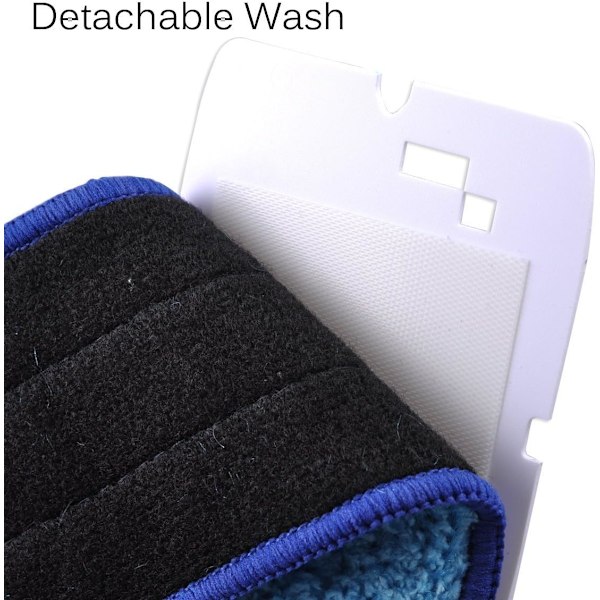 Alternativ Originalutrustningstillverkare, Kompatibel med Kärcher, Mikrofiber Ersättningsdukar för Våttorkning och Dammtorkning, Extrabred Mopp