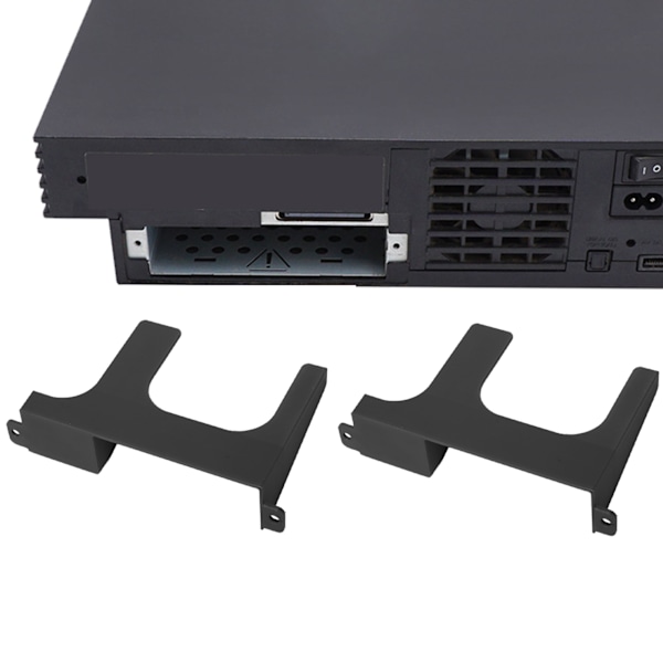 2 st 2,5 tums hårddiskfäste HDD SSD 3D-printat fäste för PS2 SCPH 30000 SCPH 50000 Konsol Svart