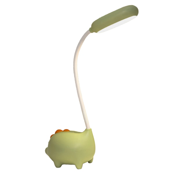 Skrivbordslampa USB-laddning LED Ögonvänlig Söt Bordsläslampa för Sängbord Sovsalar Grön