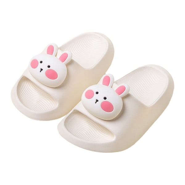 Kanin Slides Tofflor Barn Pojkar & Flickor Slide Sandaler för Barn Flip Flops Compfy Duschtofflor Strand Trädgårdsskor