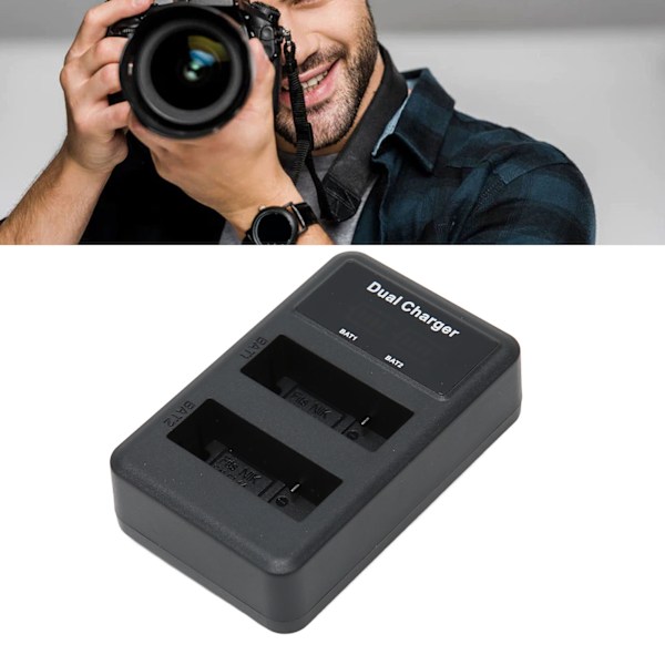 USB-batteriladdare för kamerabatteri EN EL14 EN EL14A för D5300 D3200 D5200 D3400 D5600 D3500 D3300 D3100-kamera