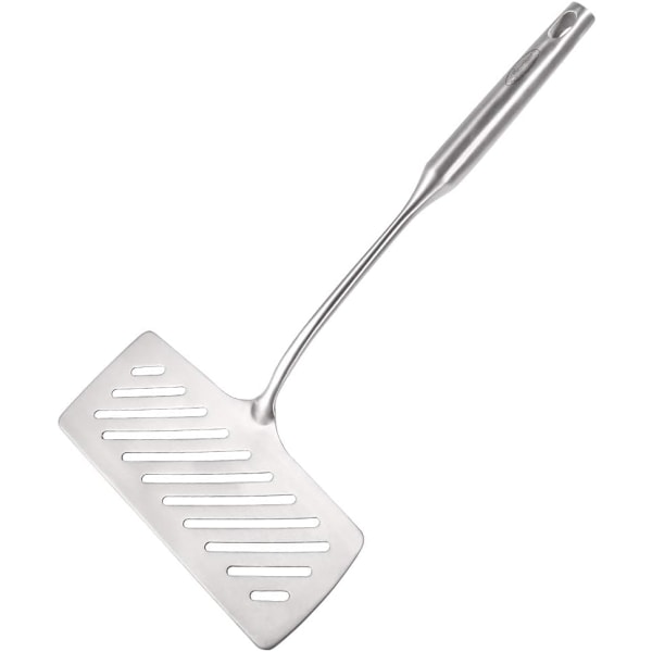 Professionell Fiskspatel, Spårdesign Förbättrar Matlagningseffektiviteten, Ergonomiskt Handtag Ger Bekvämt Grepp För Långvarig Användning