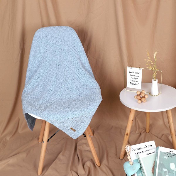 Spädbarnsfilt för känslig hud, vänlig, andningsbar multifunktionell babyfilt med elasticitet, perfekt present till nyfödda
