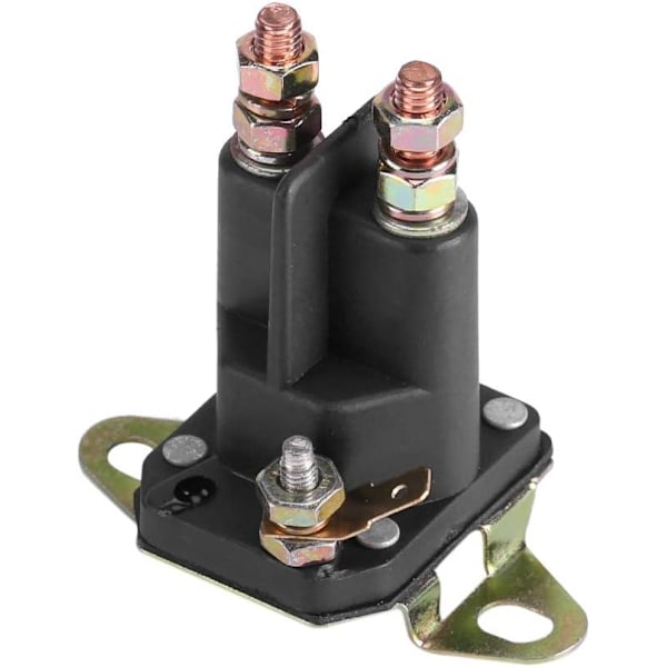 Högkvalitativ startrelä för gräsklippare, kompatibel, premium plasthölje 12 volt startrelä för Craftsman-modeller,