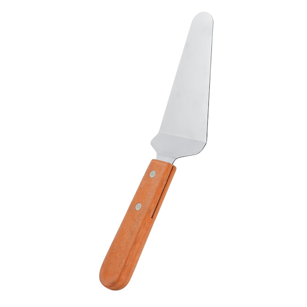 Rostfri Pizza Spade Pie Cake Cutter BBQ Spatel Matlagningsverktyg Kök Bakning Gadget