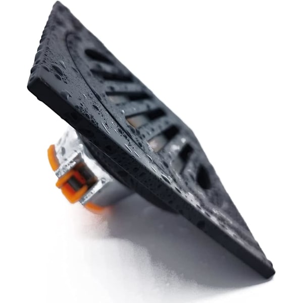 Golvbrunn, rostfri fyrkantig golvbrunn med gravitationsport, hög flödeshastighet & reptåligt material för badrum, tvättmaskin