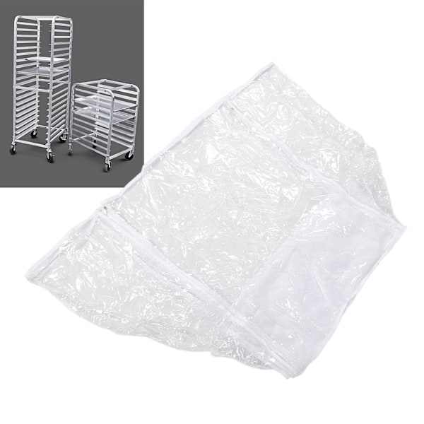 Plåtställskydd Transparent Vikbart PVC Matställskydd för Hemkök Restaurang 10 Lager