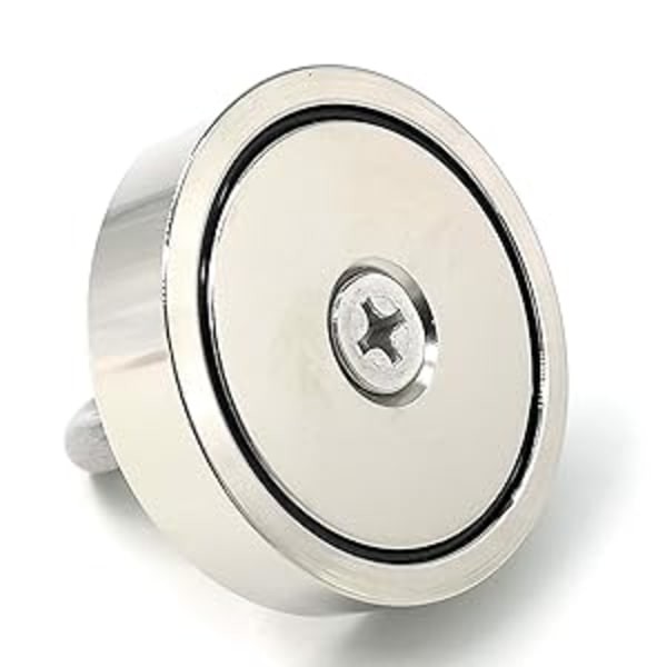 Starka Neodym Magnet Fiske Magneter, Sällsynt Jordartsmetall Magnet med Hög Dragkraft för Magnetfiske, Kraftig