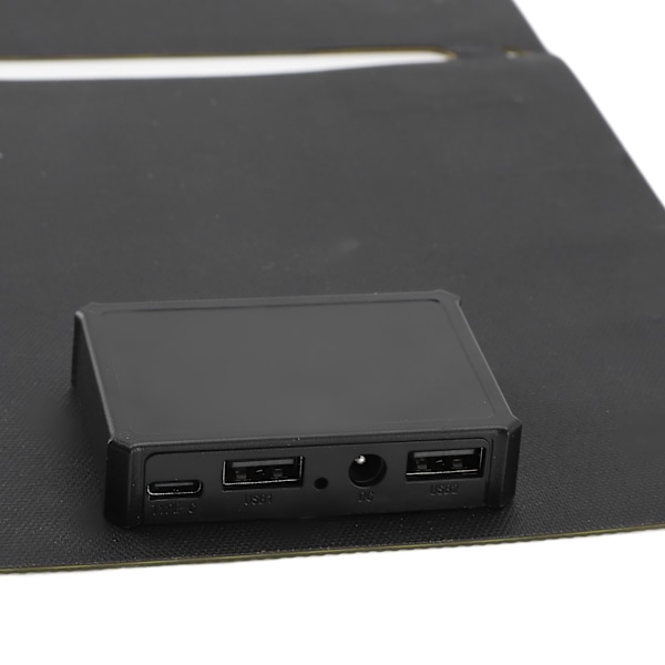 Solpanel 21W 5v 9v 12v Utgång Dubbel USB Portabel Vattentät Monokristallin Kisel Solpanel för Camping Resor Fiske
