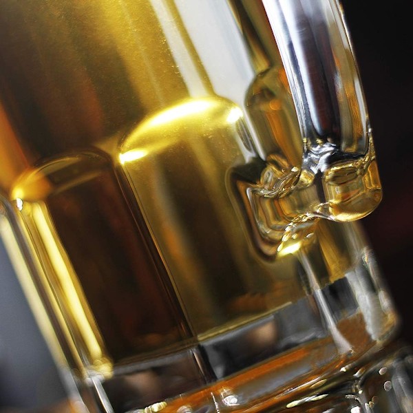 Extra Stora Ölglas, 992 ml Set om 2, Tyska Ölsejdlar, Klassisk Design, Perfekt för Kalla Drycker