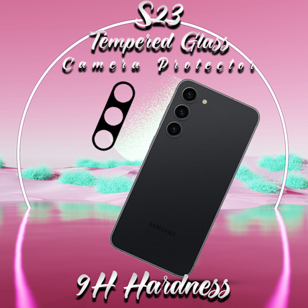 1-Pack Linsskydd Samsung Galaxy S23 - Härdat Glas 9H - Super 3D Linsskydd