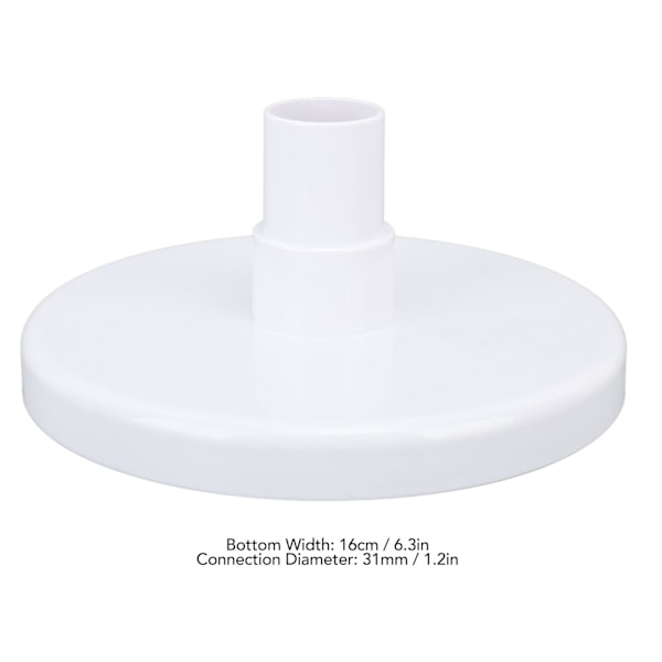 2 st Pooldammsugarplatta Kompatibel för Pentair 513330 för Hayward SP1091WM 16 cm Bottendiameter 3 cm Anslutningsdiameter