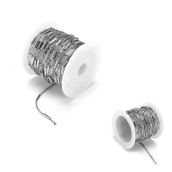 Rostfritt stål kedja hållbar stark förhindra allergi metall smycken tillbehör för presenter handgjorda